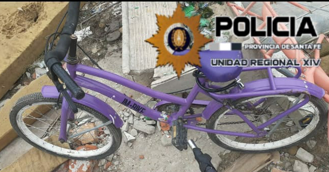 Bici recuperada por la policía de San Javier