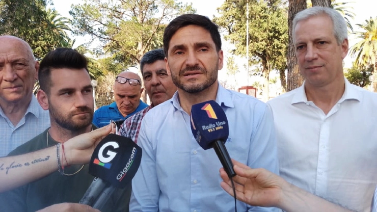 Maximiliano Pullaro recorrió distintas lugares de San Javier