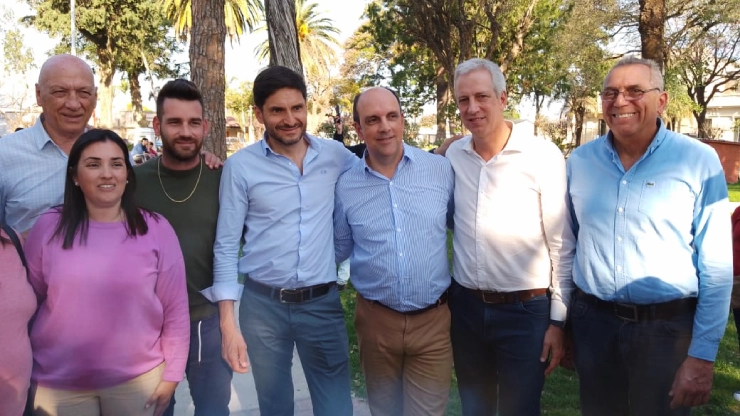 Maximiliano Pullaro recorrió distintas lugares de San Javier