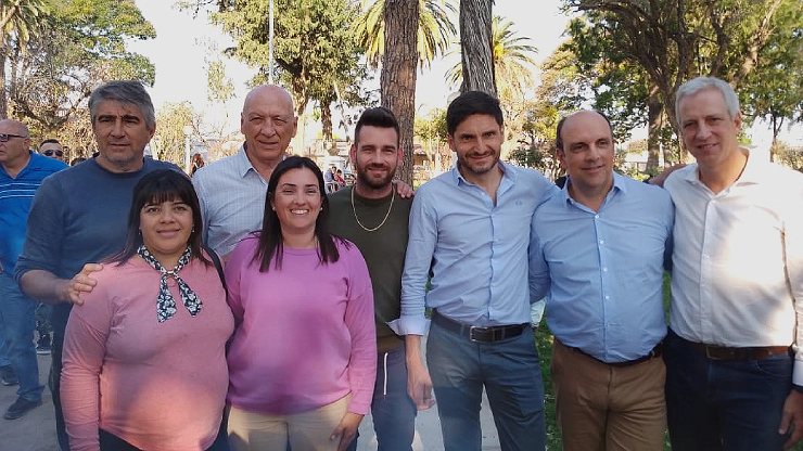 Maximiliano Pullaro recorrió distintas lugares de San Javier