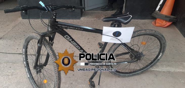 San Javier: Recuperaron una bicicleta y herramientas robadas