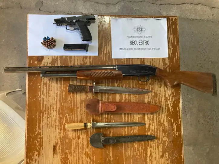 Colonia Mascias: Secuestro de arma de fuego en zona de islas