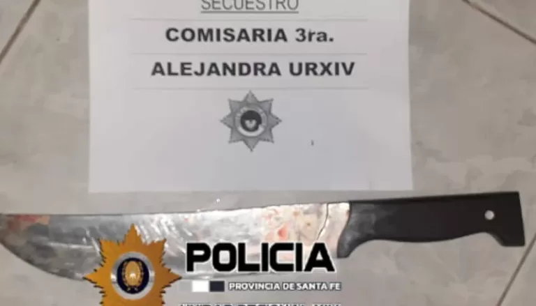 CUCHILLO SECUESTRADO