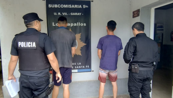 Detenidos por generar incendio Los Zapallos