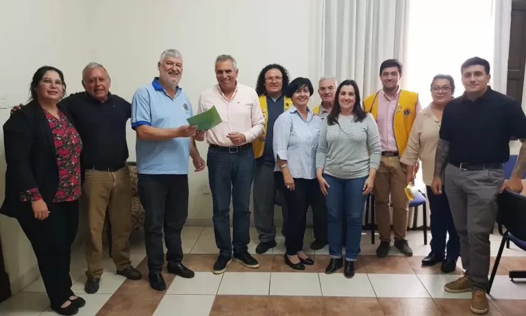 Firma de comodato entre la Municipalidad y el Club de Leones