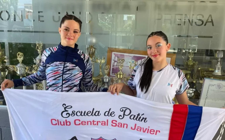 Patinadoras de Central en el Campeonato Absoluto de Mar del Plata