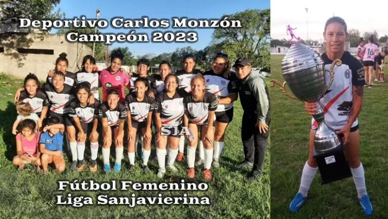 Carlos Monzón Campeón de la Liga Sanjavierina de Futbol Femenino