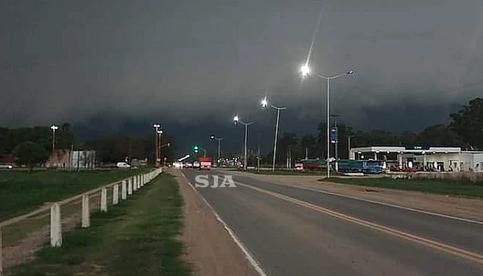 Anuncio de tormentas aisladas