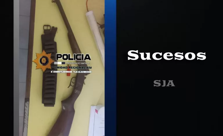 Romang: Aprehendieron a un sujeto y secuestraron una escopeta
