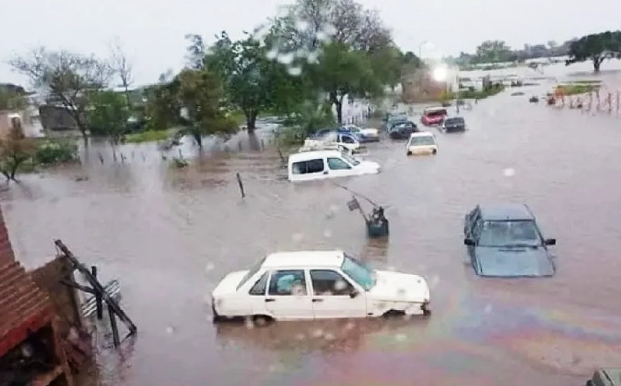 Tormentas y lluvia en Corrientes