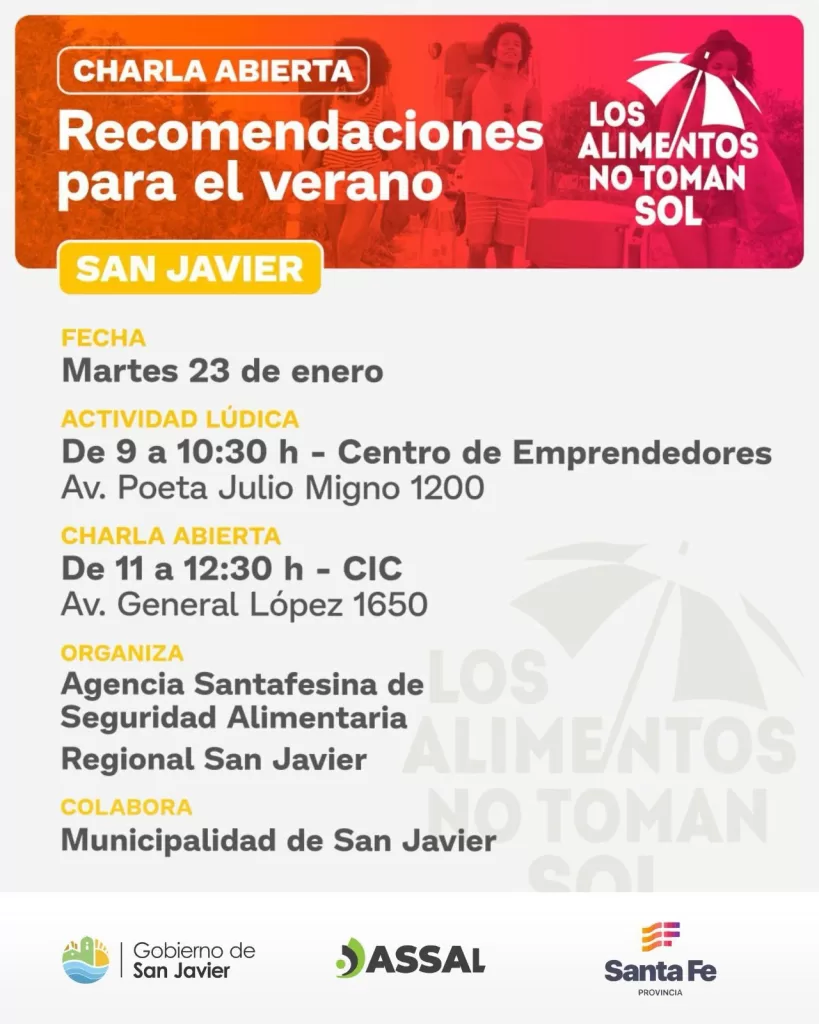 San Javier: Recomendaciones de Assal para el verano