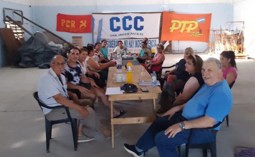 Reunión en San Javier rumbo al paro nacional