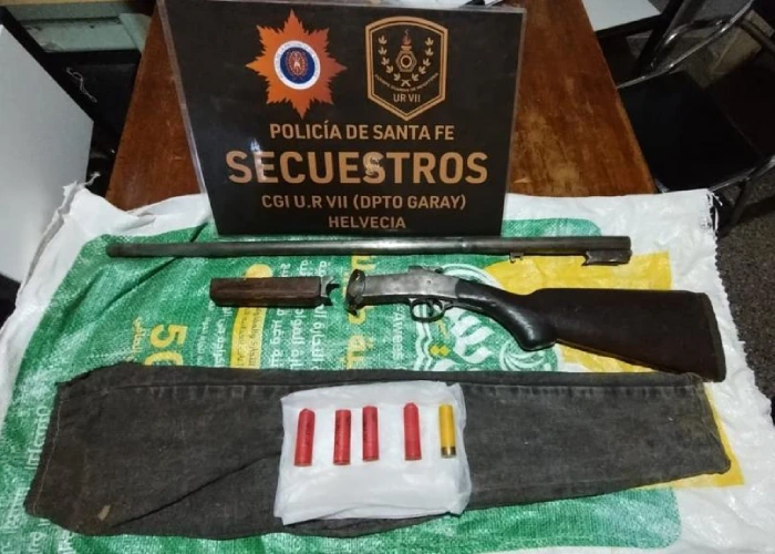Garay: Secuestro de armas y especies ictícolas