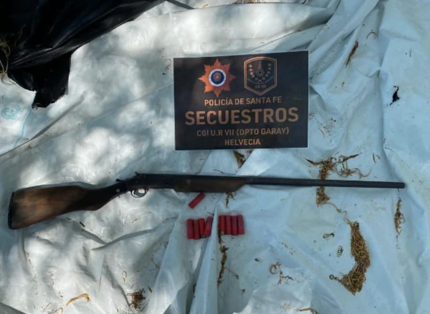 Garay: Secuestran una escopeta 