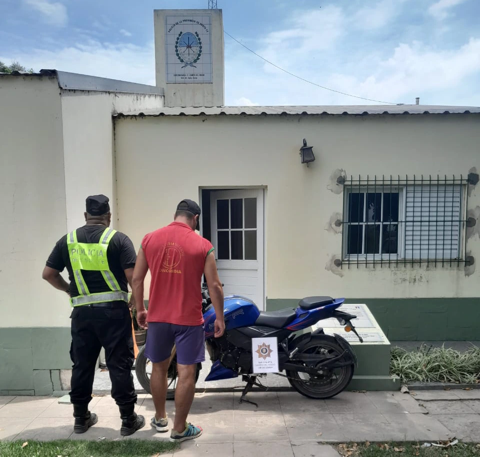 Garay: Incautación de una moto