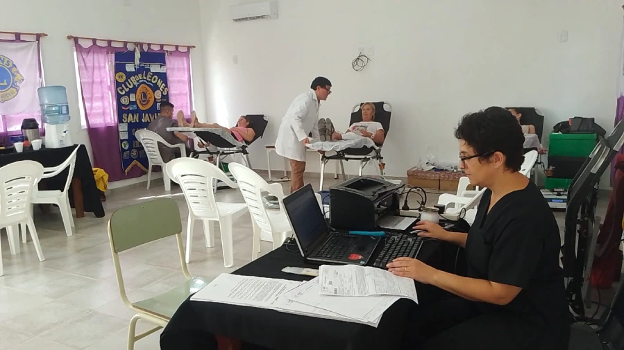 Campaña de donación de Sangre del Club de Leones de San Javier y CUDAIO
