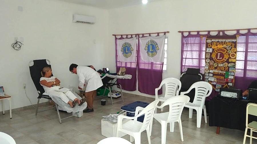 Campaña de donación de Sangre del Club de Leones de San Javier y CUDAIO