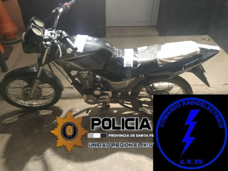 San Javier: Secuestro de moto