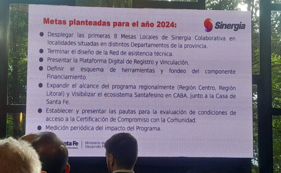 El municipio de San Javier en el lanzamiento de "Sinergia"