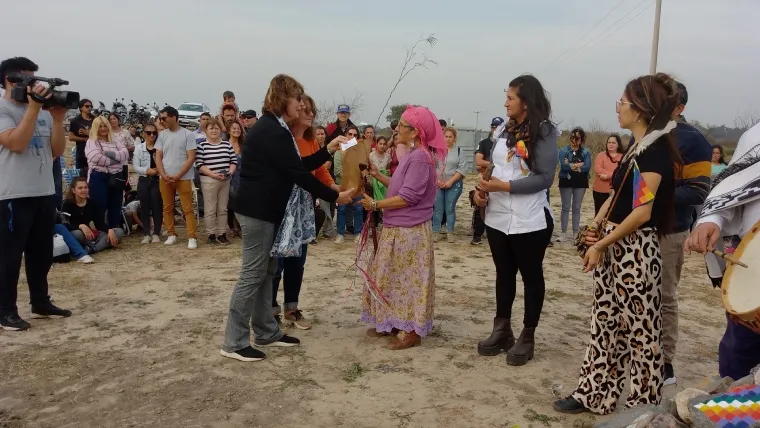 Celebración a la Pachamama en tierras de la Comunidad Mocoví Celebración a la Pachamama en tierras de la Comunidad Mocoví