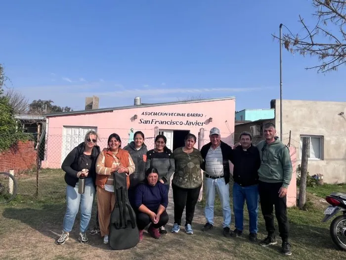 Merienda y actividades para niños en barrio San Francisco Javier y San Antonio