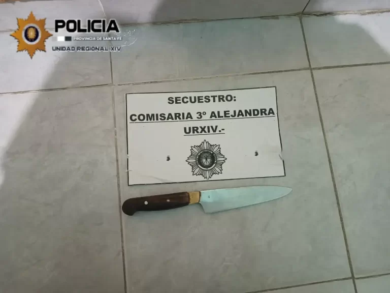 Alejandra: Dos aprehendidos por lesiones y amenazas