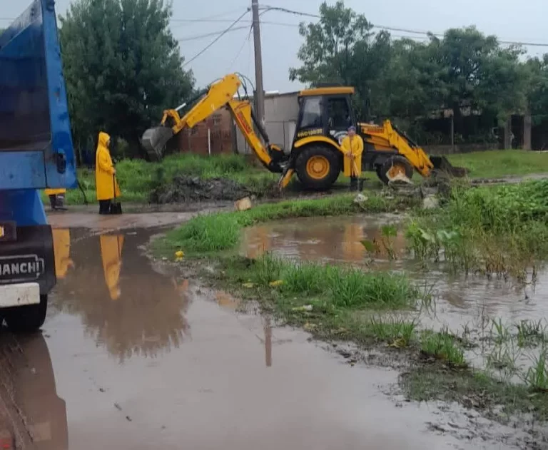 TRABAJOS POR LA LLUVIA EN SAN JAVIER