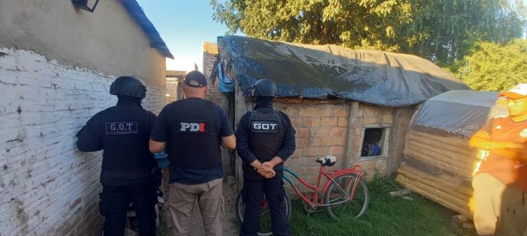 UN DETENIDO EN ALLANAMIENTO EN SAN JAVIER