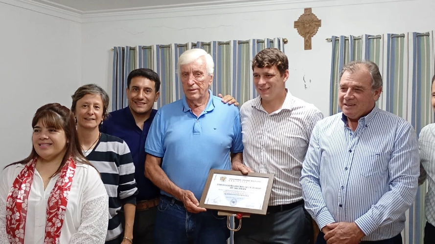 El Concejo de San Javier reconoció al Ingeniero Rodolfo Vicino
