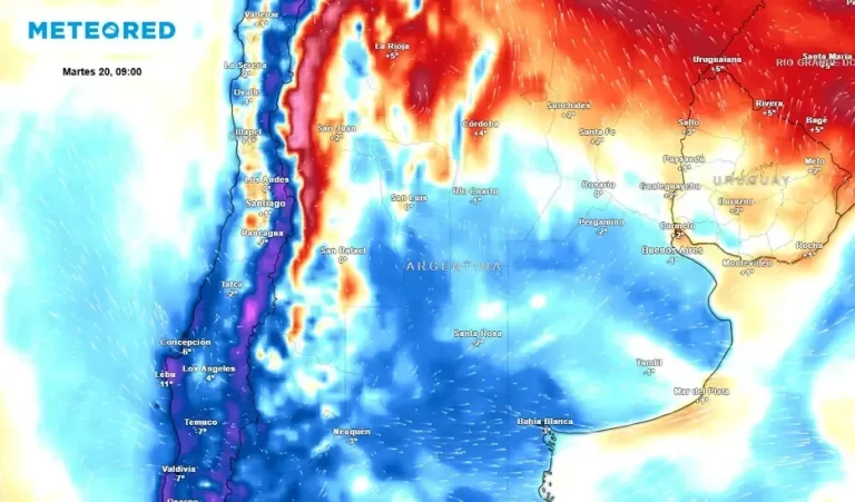 DESCENSO DE TEMPERATURA