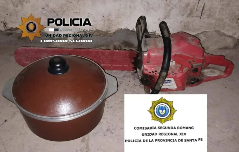 Un detenido y elementos recuperados en Romang (1)