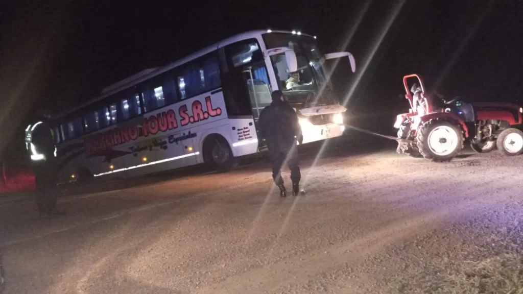 Colectivo de Marciano Tour accidentado