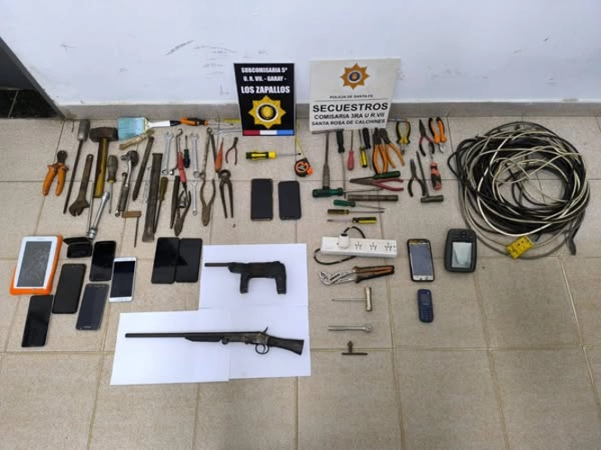 Múltiples allanamientos en Garay por robo y narcotráfico