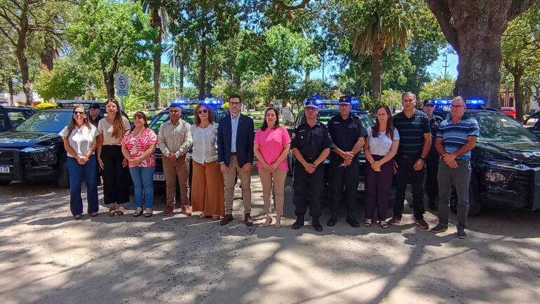 San Javier Se realizó la entrega de móviles para la Unidad Regional XIV