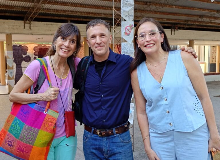 Elena Santa Cruz y Daniel Brailovsky protagonizaron una histórica capacitación docente en San Javier