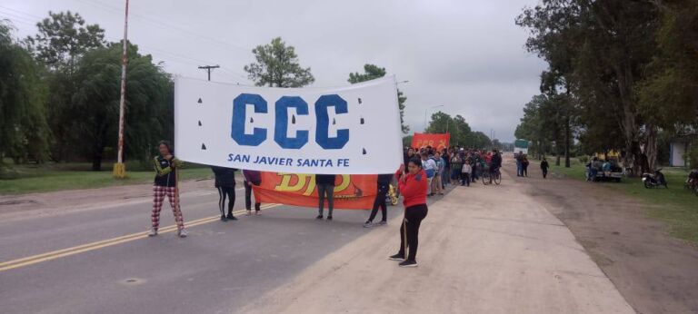 Jornada Nacional de protesta de la CCC y en San Javier (1)