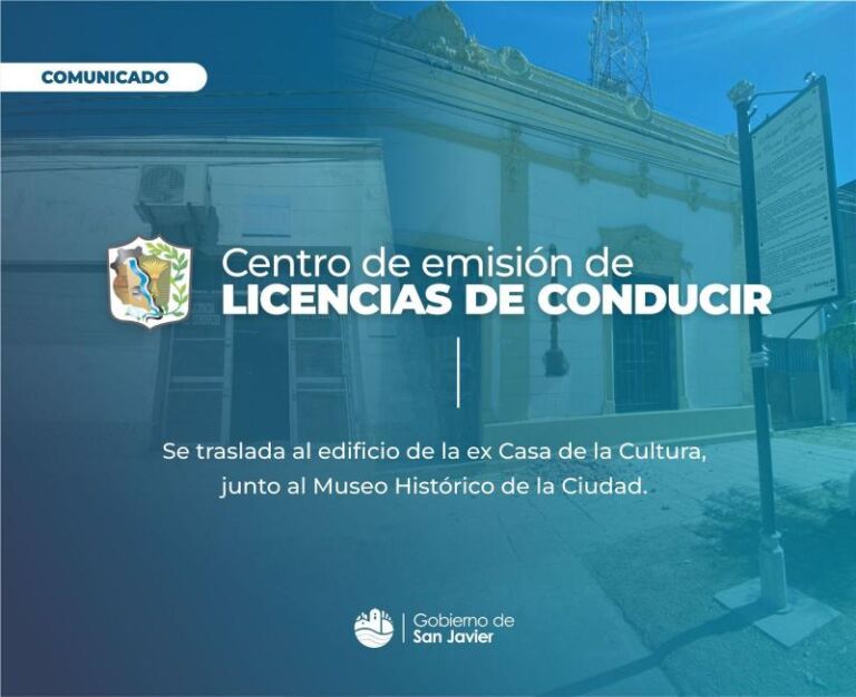 Traslado del Centro de Licencias de Conducir de San Javier