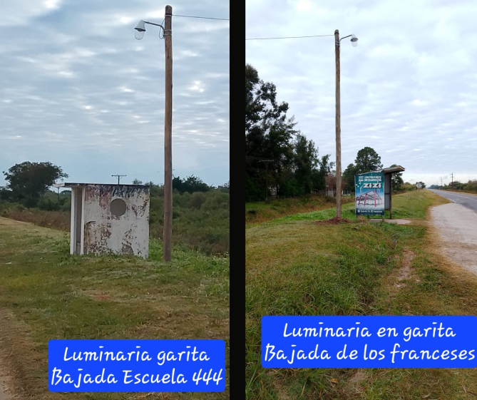Iluminación en Colonia Francesa - San Javier