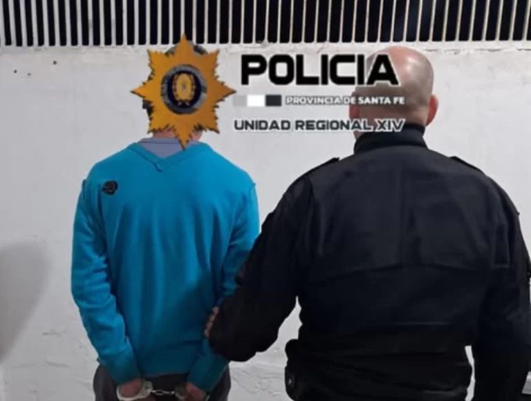 Joven detenido en Romang