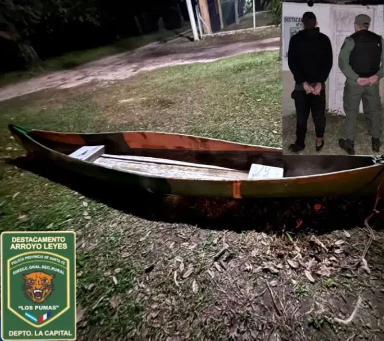 Profugo detenido en Aroyo Leyes