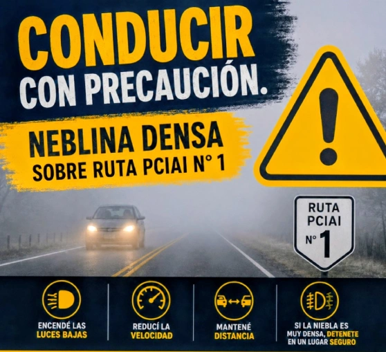 Campo del Medio: Detienen a un motociclista armado en la Ruta 1