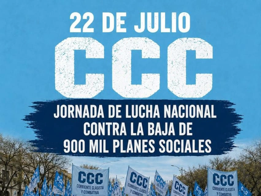 Jornada nacional de protesta de la CCC San Javier