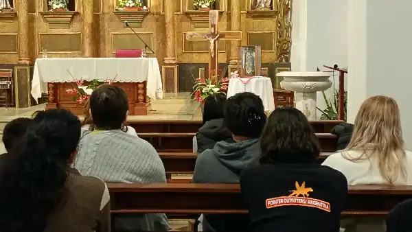 Fieles de San Javier recibieron a la Virgen de Guadalupe Peregrina