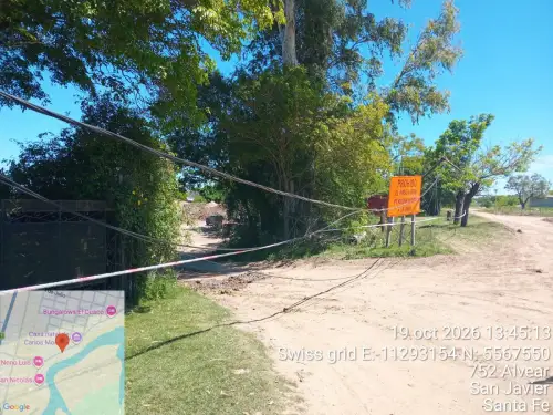 Alerta en San Javier - Cables eléctricos a baja altura en barrio La Flecha