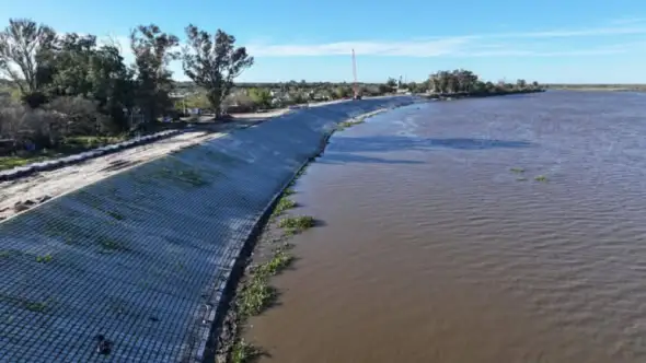Costanera de San Javier - obra de defensa