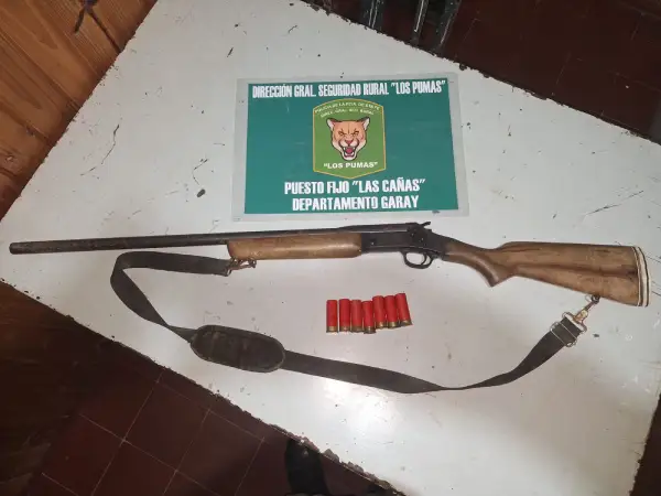 Secuestran escopeta y cartuchos en la zona de islas de Garay