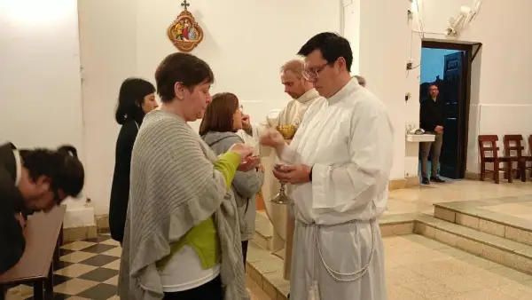 San Javier acompañó a Darío Melgarejo en el anuncio oficial de su ordenación diaconal (1)
