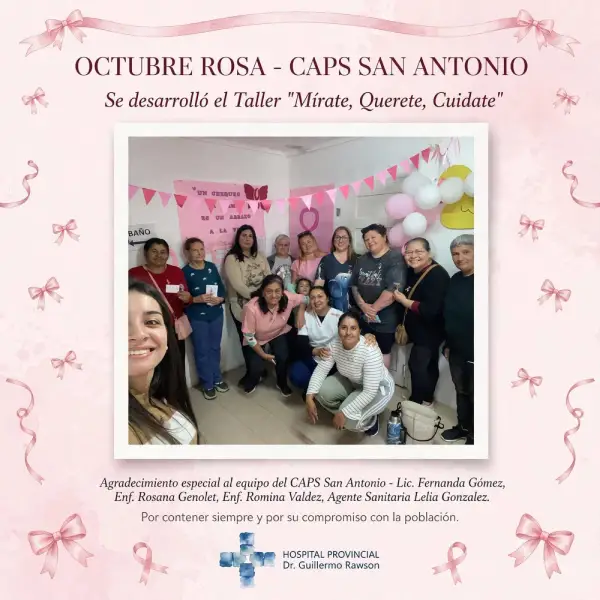Exitosa jornada de concientización sobre el cáncer de mama en San Javier